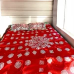 Tabbaq Chhaapa Bedsheet with Pillow Cover