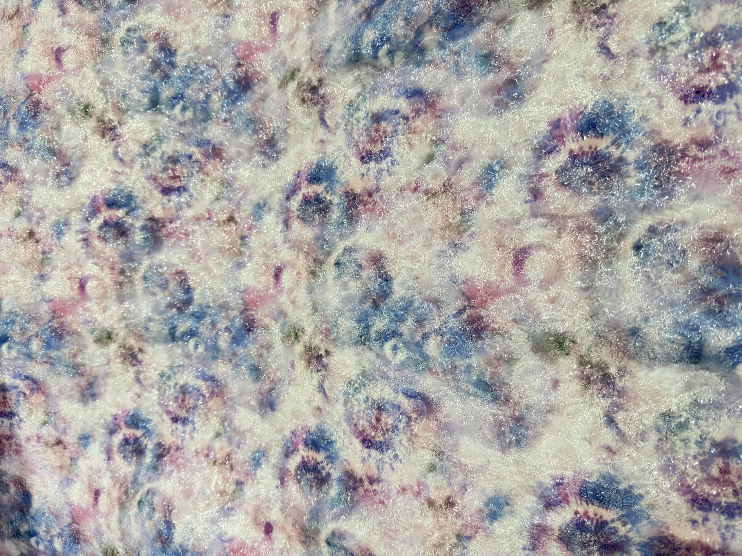 cotton silk chikankari kurta fabric for men