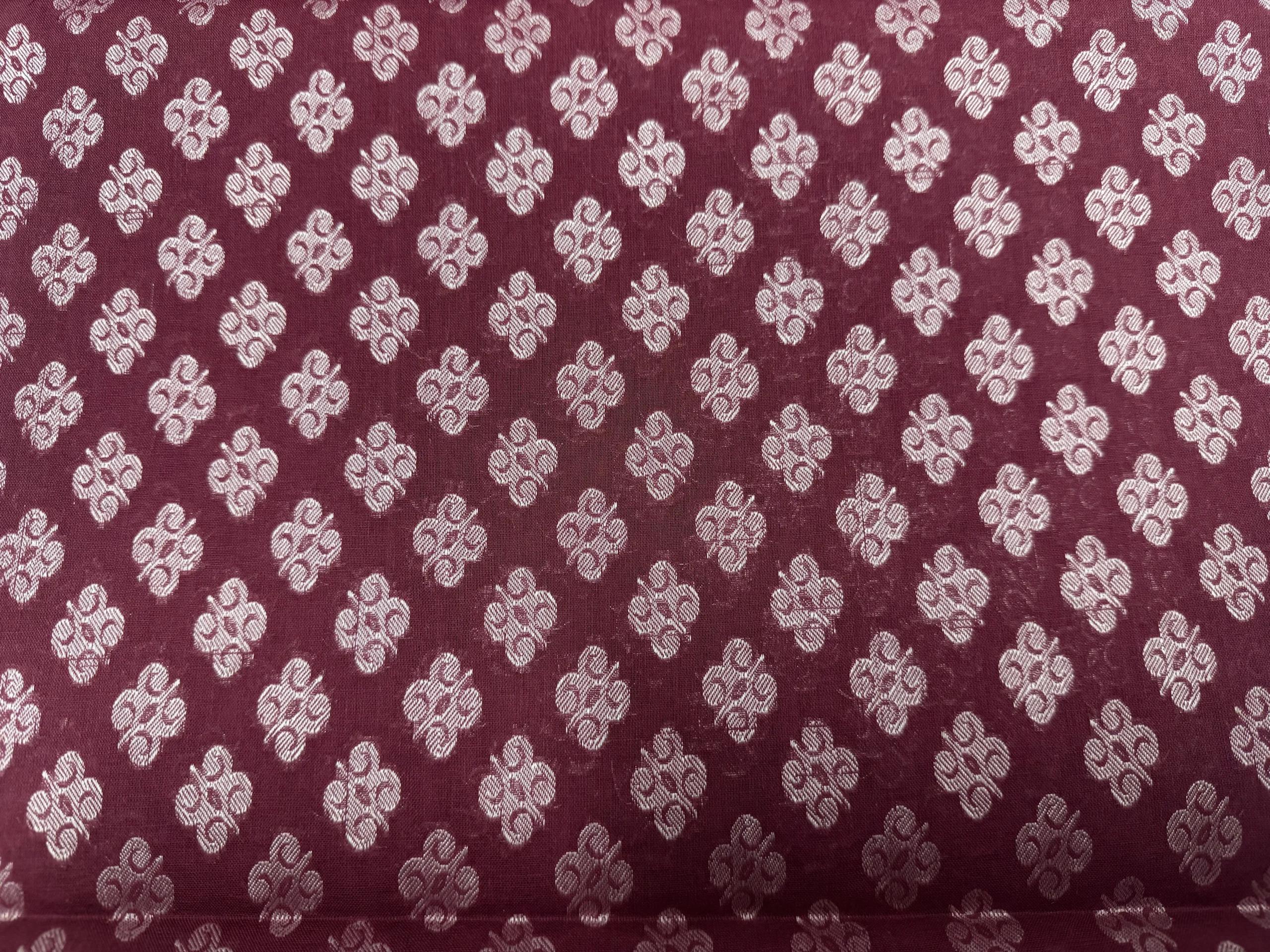 Imperial Wine Maroon Kurta Fabric