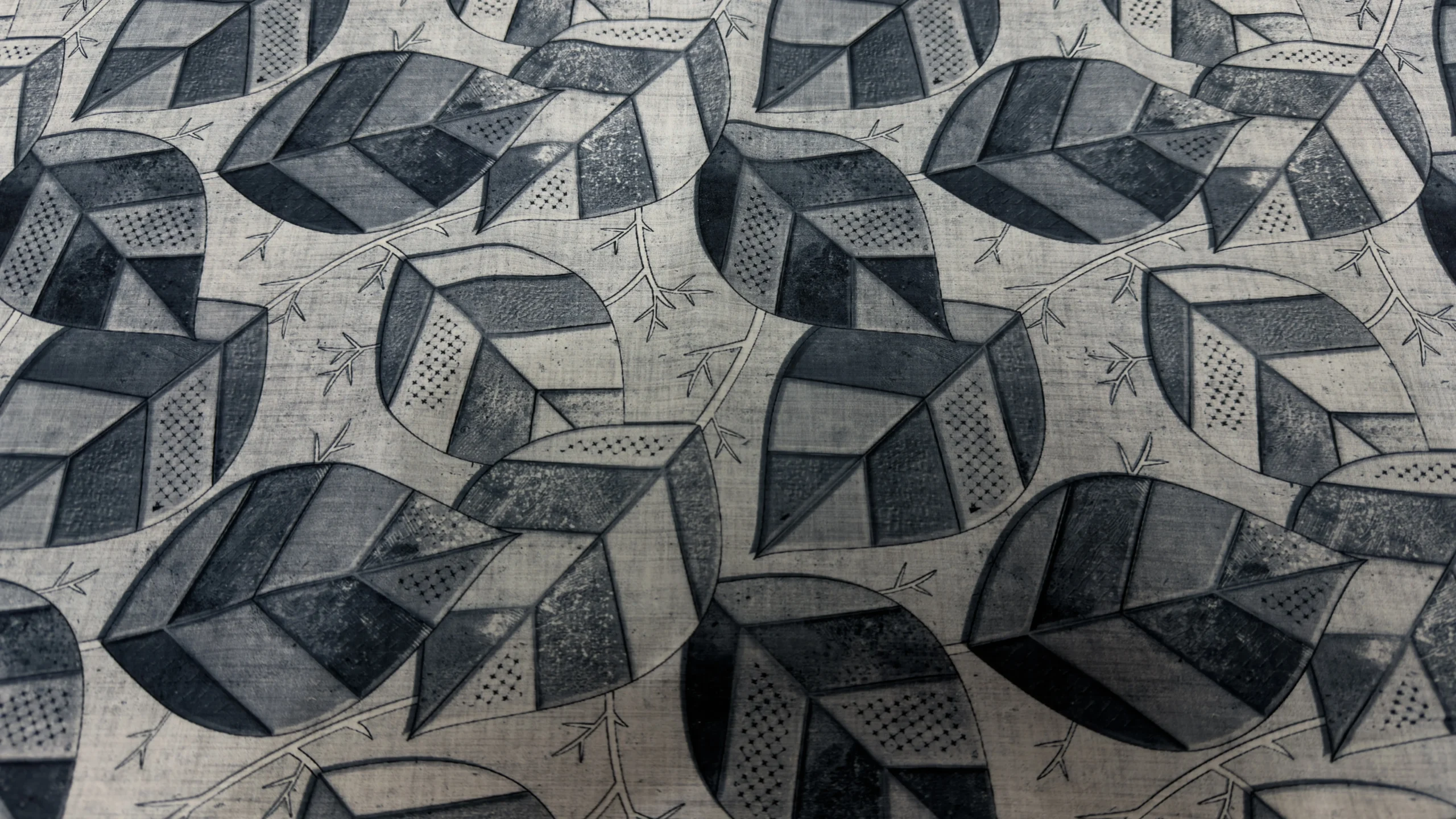 Slate Stone Grey Cotton Printed Kurta Fabric – Premium Unstitched Modern Ethnic Kurta Material for Men