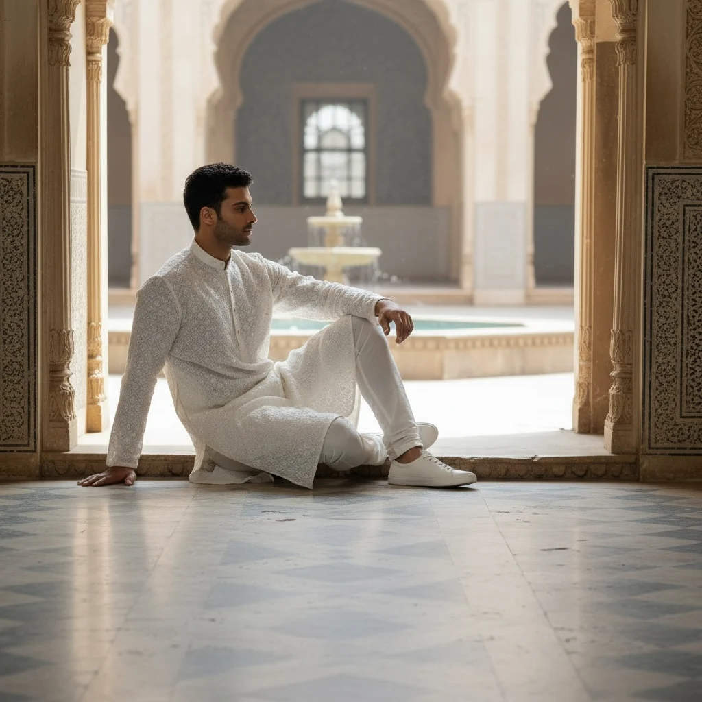 unstitched georgette fabric with chikankari