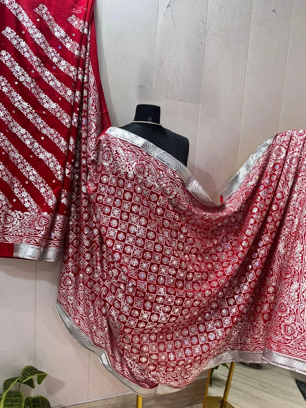 Tabbaq Chhaapa Georgette Saree