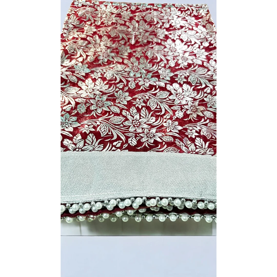 Chhaapa Saree With Moti