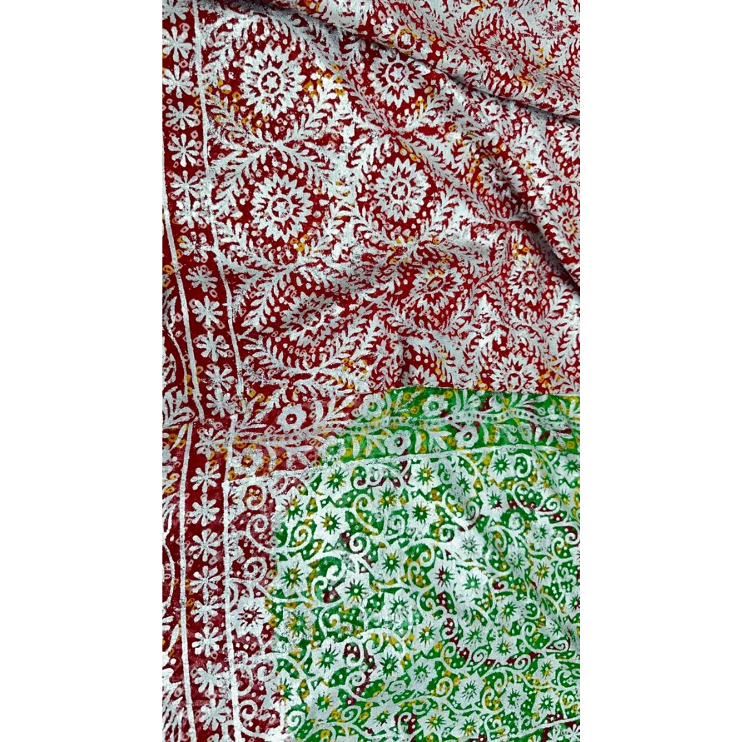 Chundri Tabbaq Chhaapa Saree 2