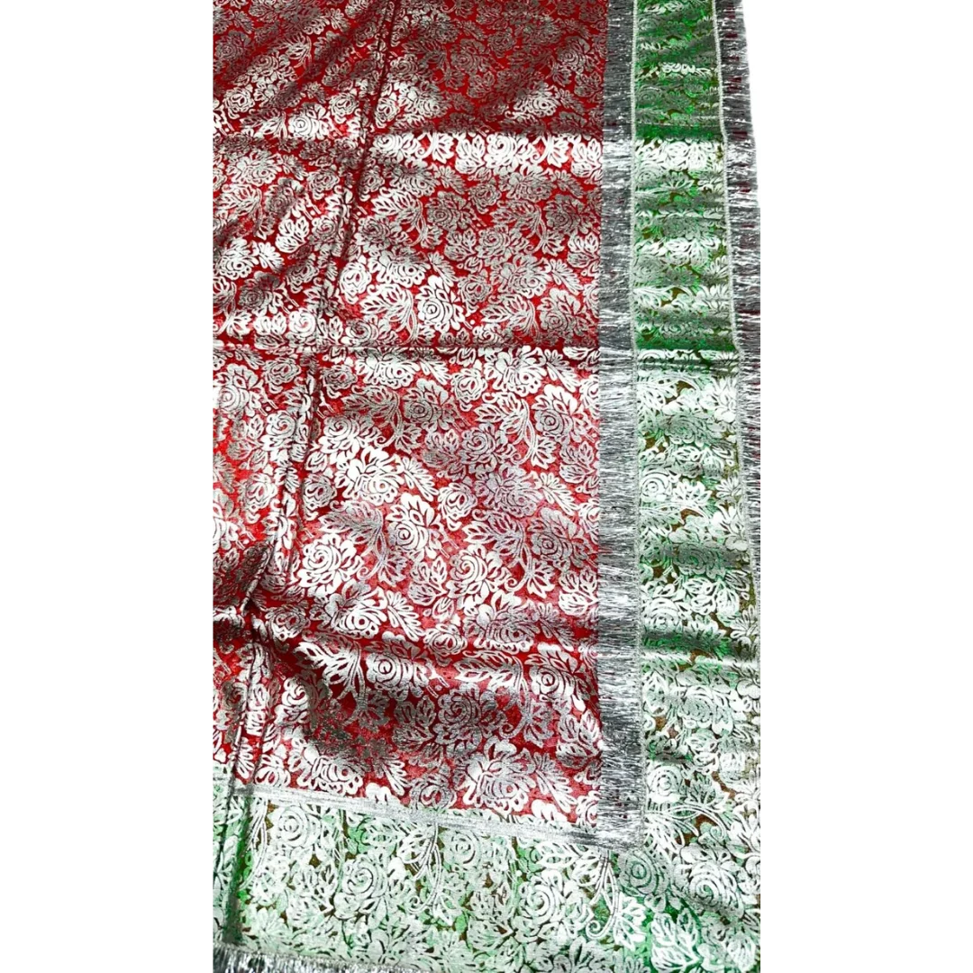 Green Chhaapa Saree 2