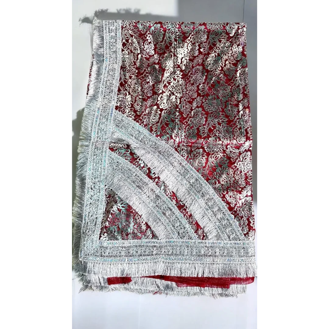 Maroon Chhaapa Saree 4