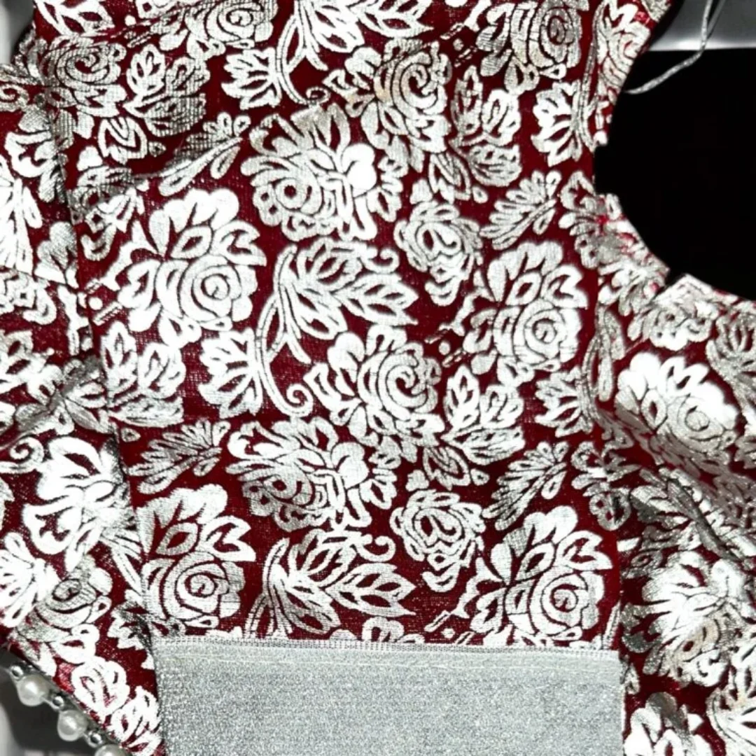 Net Fabric Chhaapa Blouse 2