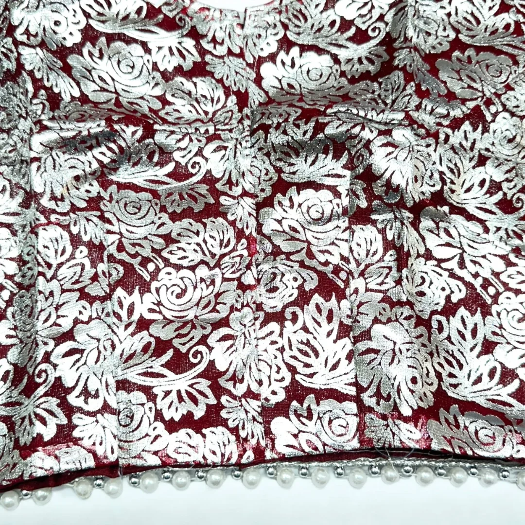 Net Fabric Chhaapa Blouse 3