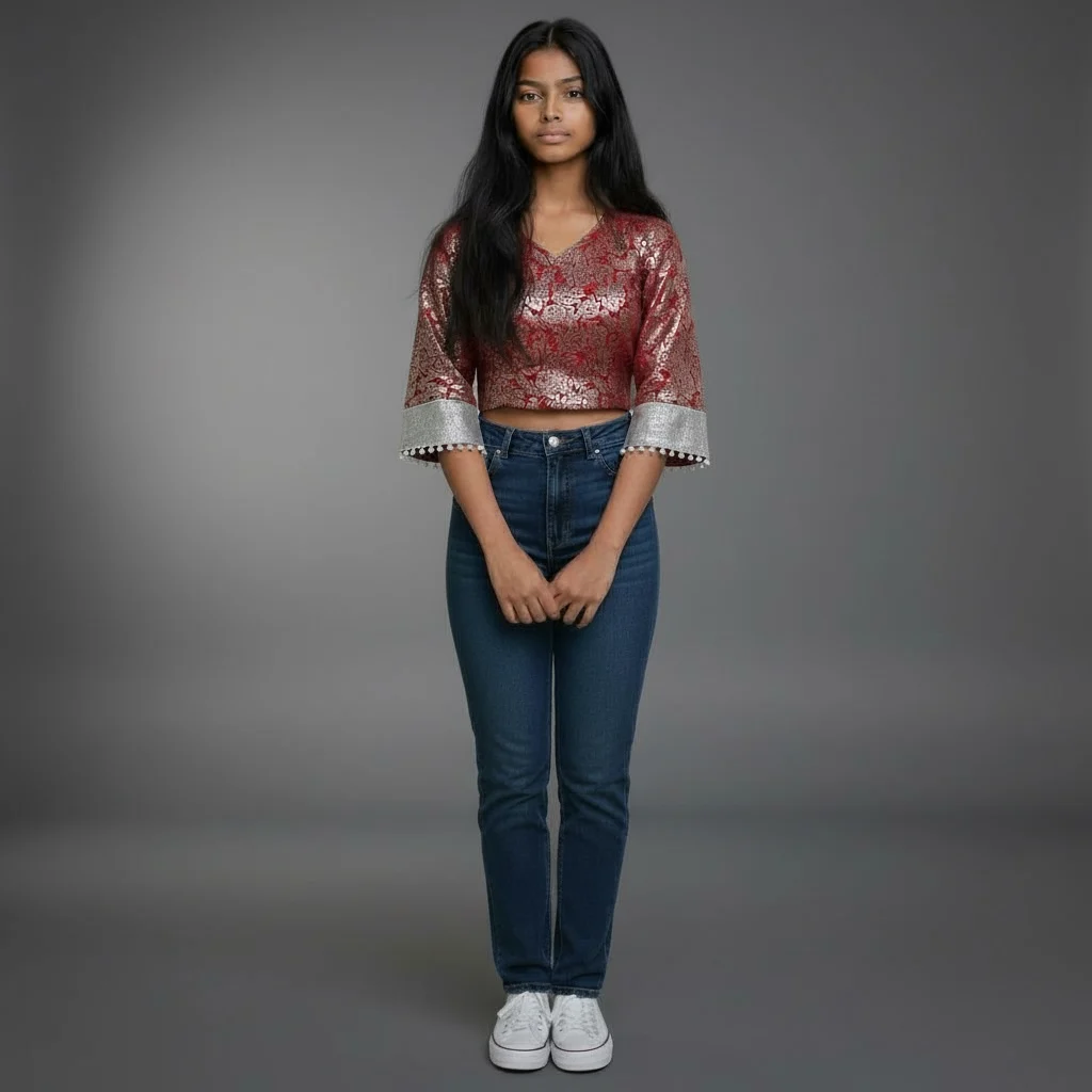 Net Chhaapa Blouse
