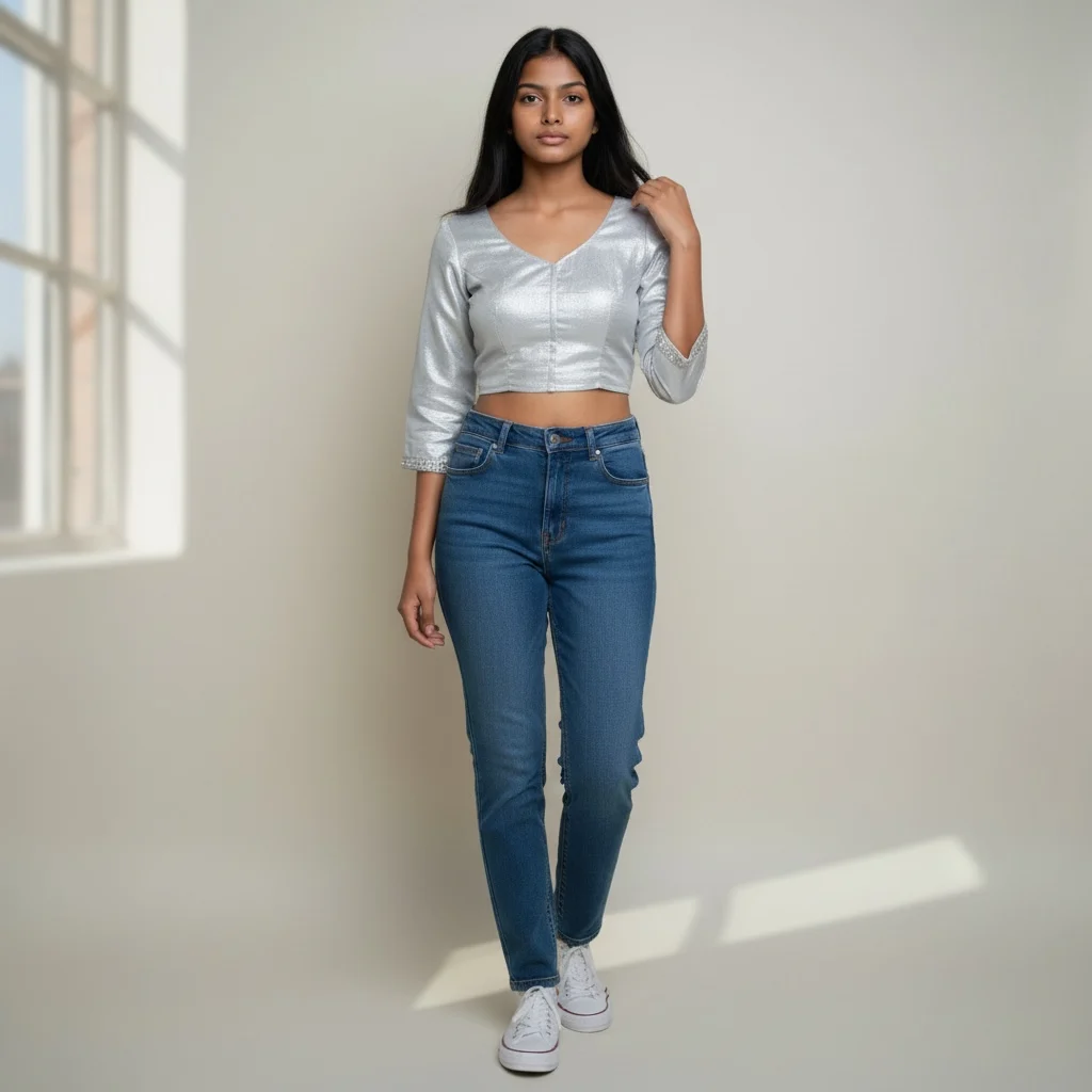 Silver Blouse