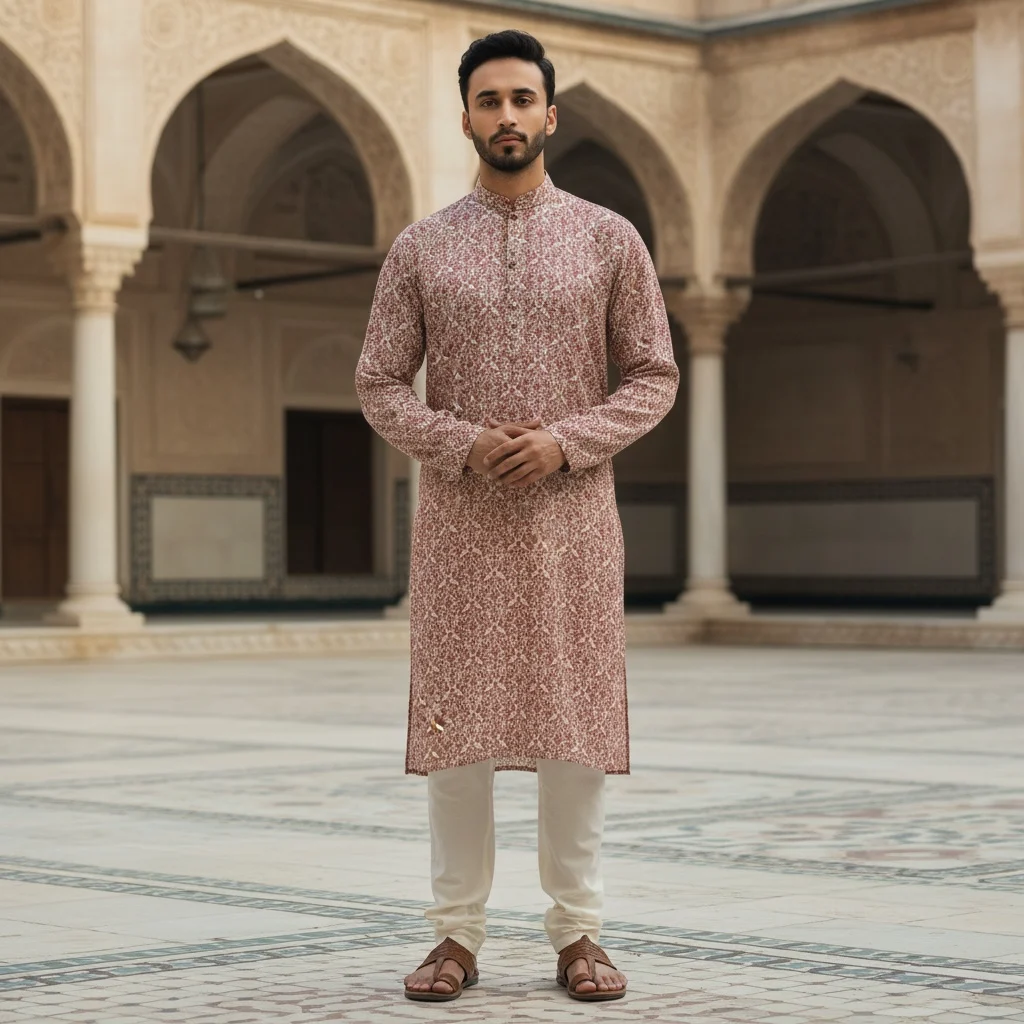Linen Unstitched Kurta Fabric for Men