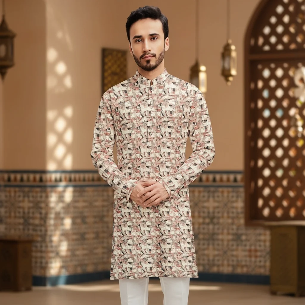 Pure Cotton Unstitched Kurta Fabric