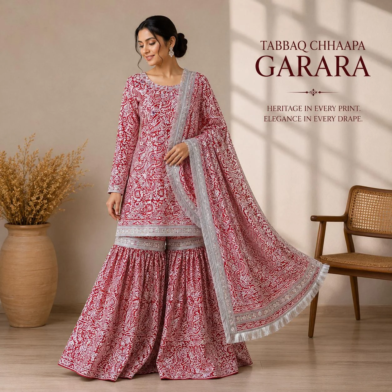 Traditional Bihari Gharara